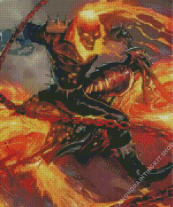 Ghost Rider Marvel Art Diamond Painting