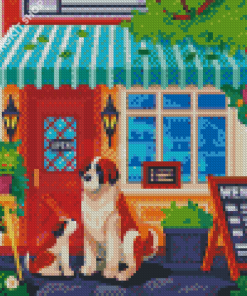 St Bernard Diamond Painting