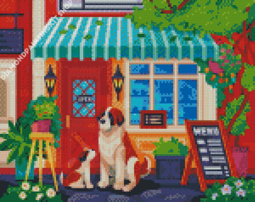 St Bernard Diamond Painting