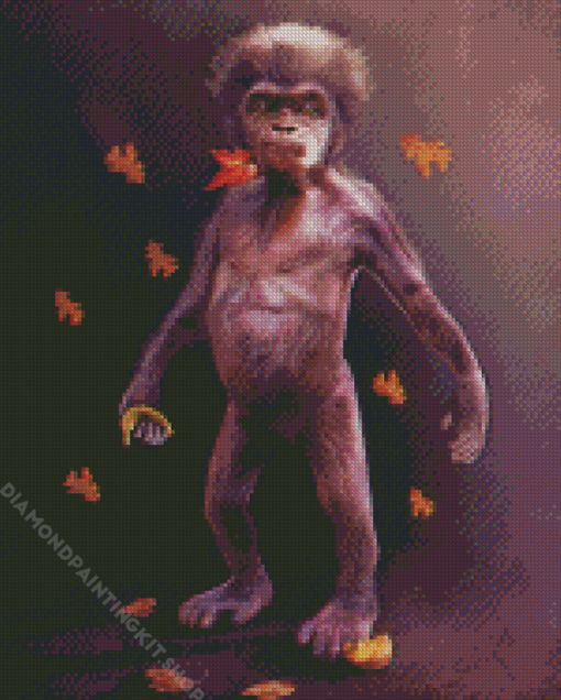 Strong Baby Gorilla Diamond Painting