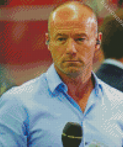 The English Footballer Alan Shearer Diamond Painting