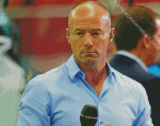 The English Footballer Alan Shearer Diamond Painting