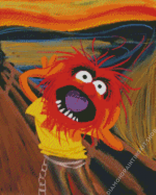 The Muppets Animal Scream Art Diamond Painting