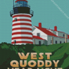 West Quoddy Head Lighthouse Poster Diamond Painting