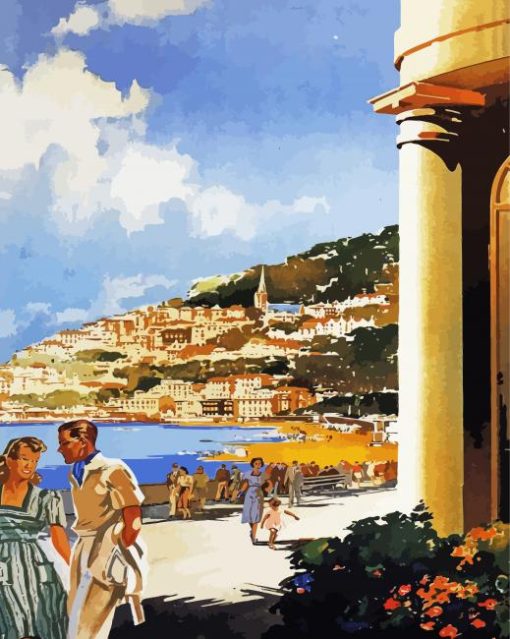 Weston Super Mare Poster Art Diamond Painting