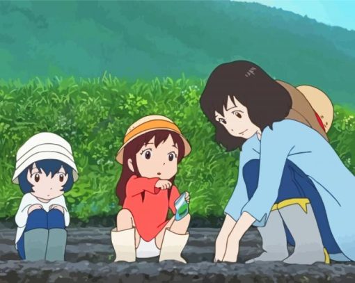 Wolf Children Diamond Painting