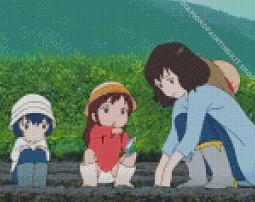 Wolf Children Diamond Painting