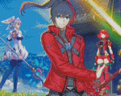 Xenoblade Chronicles Characters Diamond Painting