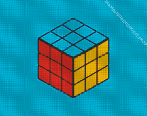 Rubiks Cube Diamond Painting