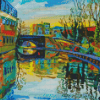 Abstract London Canal Diamond Painting