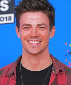 Actor Grant Gustin Diamond Painting