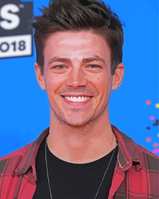 Actor Grant Gustin Diamond Painting