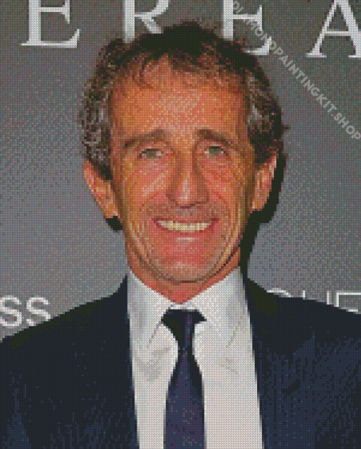 Alain Prost Driver Diamond Painting