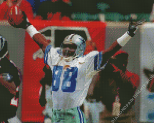 American Football Player Michael Irvin Diamond Painting