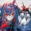 Anime Wolf Girl Art Diamond Painting