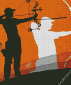 Archer Silhouette Diamond Painting