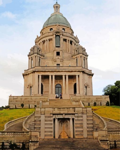 Ashton Memorial Front Niew Diamond Painting