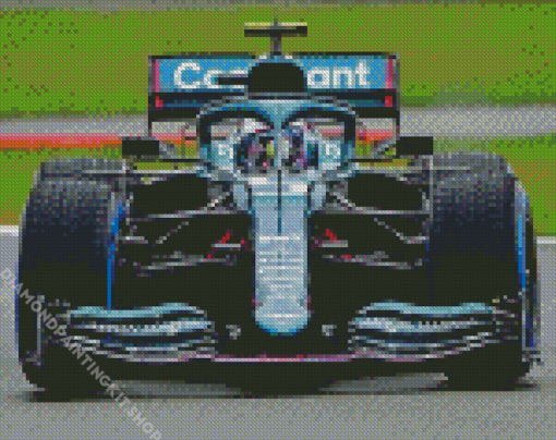 Aston Martin F1 On Road Diamond Painting