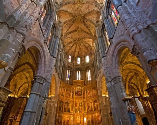 Avila Cathedral Spain Diamond Painting