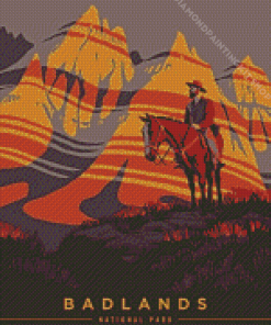 Badlands Poster Diamond Painting