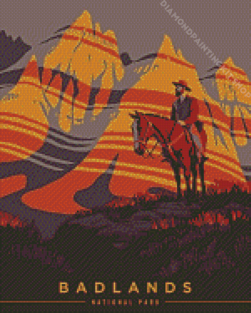 Badlands Poster Diamond Painting