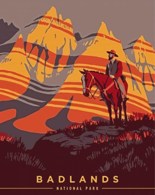 Badlands Poster Diamond Painting