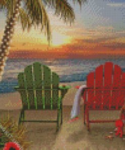 Beach Chairs Diamond Painting