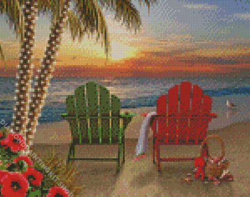 Beach Chairs Diamond Painting