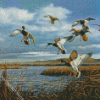 Bird Hunting Scene Art Diamond Painting