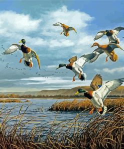 Bird Hunting Scene Art Diamond Painting