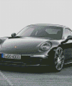 Black Porsche Diamond Painting