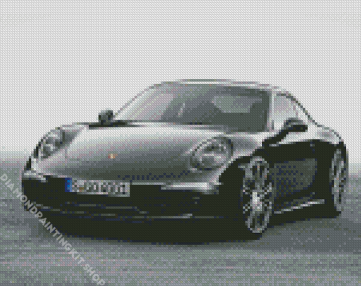 Black Porsche Diamond Painting