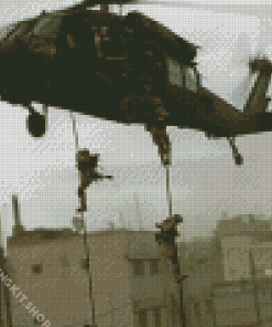 Black Hawk Down Poster Diamond Painting