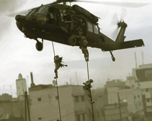 Black Hawk Down Poster Diamond Painting