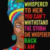 Black Woman I Am The Storm Quote Diamond Painting