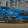 Blue Ford Mach 1 Mustang Diamond Painting