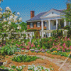 Boone Hall Plantation Building Diamond Painting