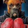 Boxer Dog Diamond Painting