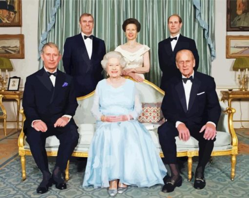 British Royal Family Diamond Painting