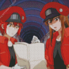 Cells At Work Manga Characters Diamond Painting