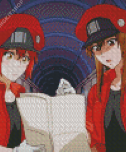 Cells At Work Manga Characters Diamond Painting