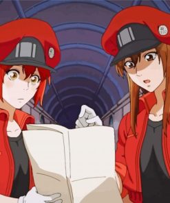 Cells At Work Manga Characters Diamond Painting