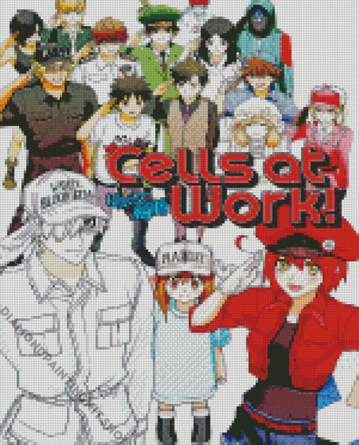 Cells At Work Poster Diamond Painting