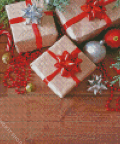 Christmas Ornaments And Gifts Diamond Painting