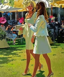 Classy Ladies At Races Diamond Painting