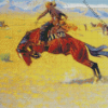 Cold Morning On The Range By Frederic Remington Diamond Painting