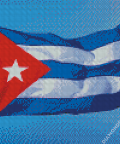 Cuban Flag Diamond Painting