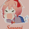 Cute Little Sayori Crying Diamond Painting