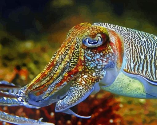 Cuttlefish Diamond Painting