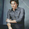 Damon Salvatore Ian Somerhalder Diamond Painting